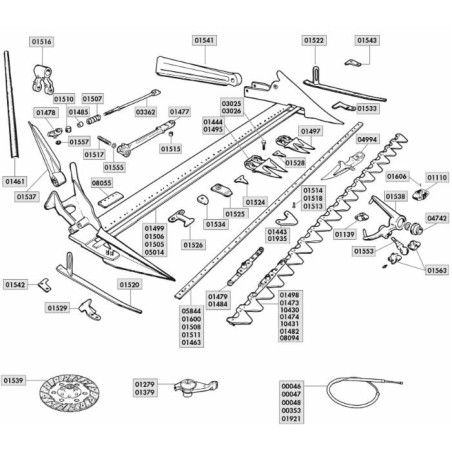 Manovella oscillante adattabile Bcs 523.02815