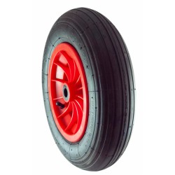 Ruota pneumatica 3,50/8" con mozzo rullini