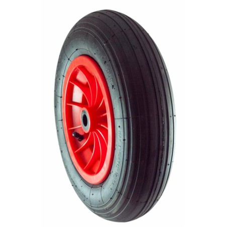 Ruota pneumatica 3,50/8" con mozzo rullini