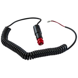 Cavo spiralato con spina accendisigari 45cm