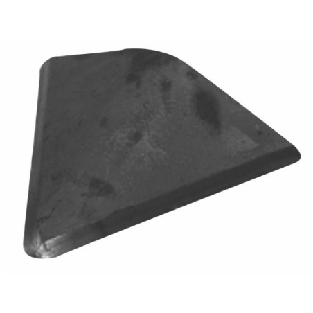 Vomerina a saldare larghezza 220mm e lato obliquo 270mm