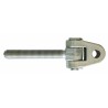 Attacco snodato Ã˜ 32 spessore 51mm filettato M36x3 destro