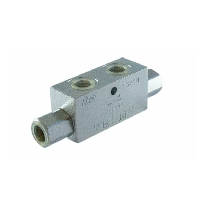 Valvola di blocco doppio effetto da 1/4"