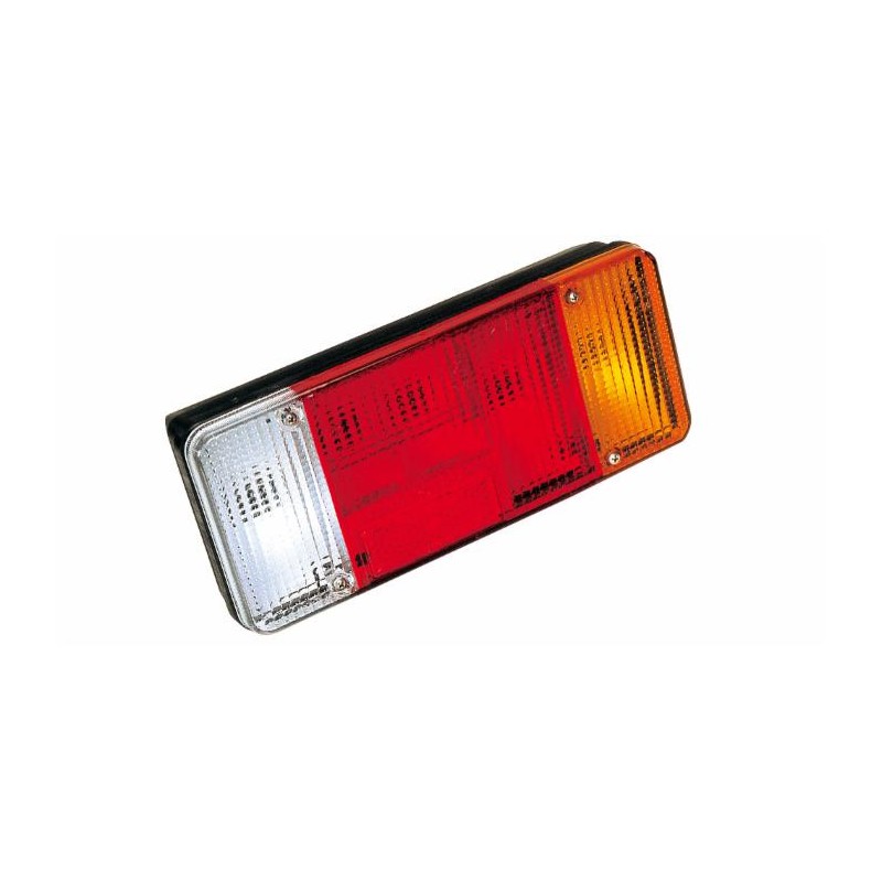 Fanale posteriore alogeno destro 303x103mm 4 funzioni luminose