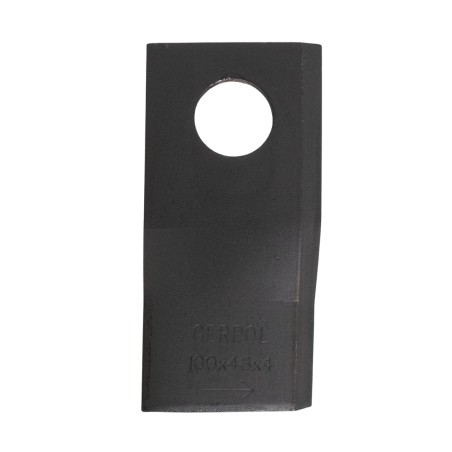 Coltello sinistro piegato 100x48x4mm adattabile a Marangon MEL100