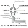 Maniglia trattore universale sinistra chiusura finestrino