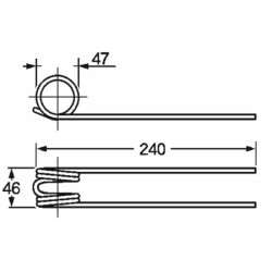 Dente ranghinatore adattabile Molon e Bcs filo 5