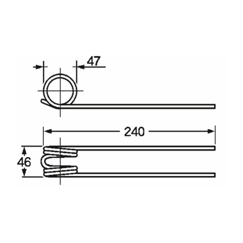 Dente ranghinatore adattabile Molon e Bcs filo 5