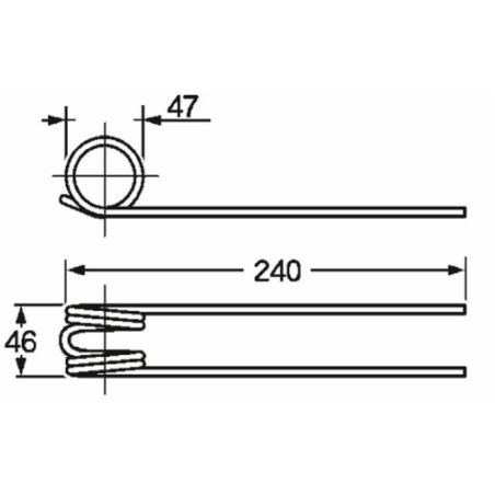 Dente ranghinatore adattabile Molon e Bcs filo 5