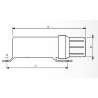 Portadocumenti tubolare Tu-Box Mini lunghezza 320mm