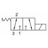Valvola elettrica a 3 vie 24VDC 35 litri