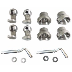 Kit chiocciole a piÃ¹ sfere per rimorchio Ã˜ 60mm