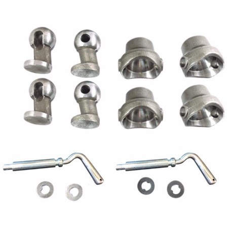 Kit chiocciole a piÃ¹ sfere per rimorchio Ã˜ 60mm