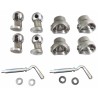 Kit chiocciole a piÃ¹ sfere per rimorchio Ã˜ 60mm
