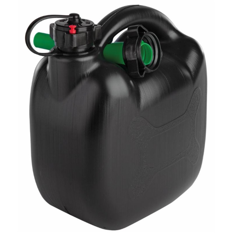 Tanica nera in plastica 5 lt