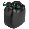 Tanica nera in plastica 5 lt