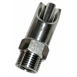 Abbeveratoio suini acciaio e ottone Ã˜ 21mm filetto M1/2"