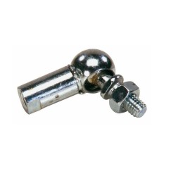 Snodo angolare sinistro filetto M5 con dado e anello
