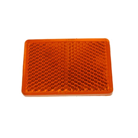 Catarifrangente adesivo arancione 57x39mm