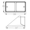 Fanale posteriore sinistro adattabile a trattore Fiat 5172684
