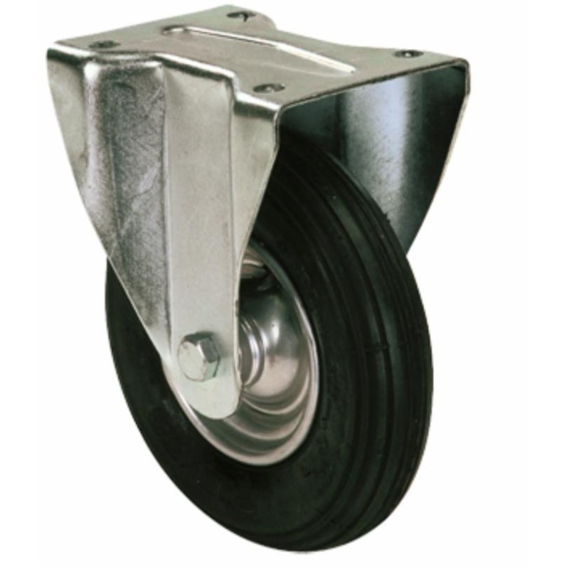 Ruota pneumatica Ã˜ 200mm supporto fisso