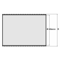 Tubo flessibile Ã¸ 50x55 per scarico motore