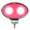 Faro da lavoro ovale 2 LED CREE a lungo raggio rosso 10W IP67