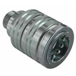 Innesto rapido a valvola femmina 1/2" filetto din2353 m22 (15l) Faster