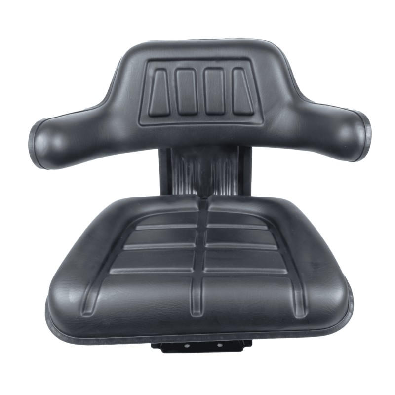 Sedile avvolgente con molleggio in sky nero larghezza 590mm