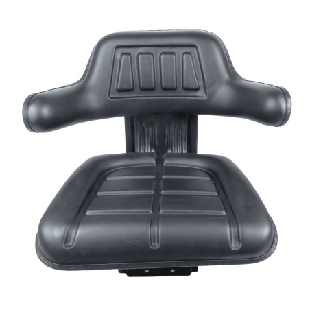 Sedile avvolgente con molleggio in sky nero larghezza 590mm