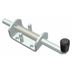 Perno a molla zincato per rimorchi lungo 160mm con interasse a fori 40mm