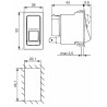 Interruttore basculante ON-ON 12V freno a mano