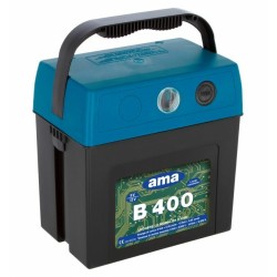 Elettrificatore Ranch Ama B400 a batteria con alimentazione 9/12V