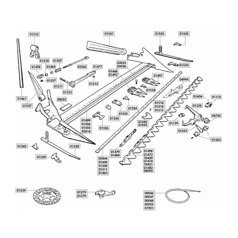 Piastrina per dente fitto adattabile Bcs 580.02355 e Gaspardo 20800029