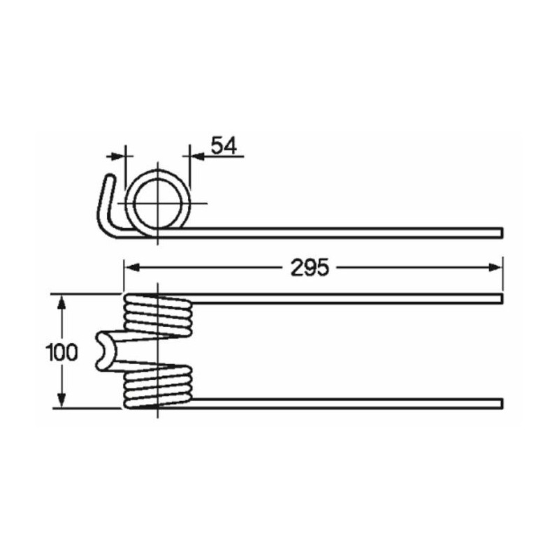 Dente ranghinatore adattabile Bicieffe filo 8