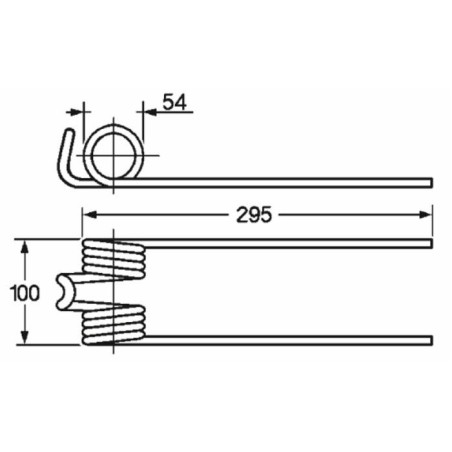 Dente ranghinatore adattabile Bicieffe filo 8