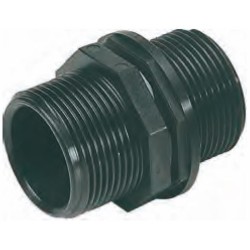 Nipplo passaparete simmetrico G1"1/2