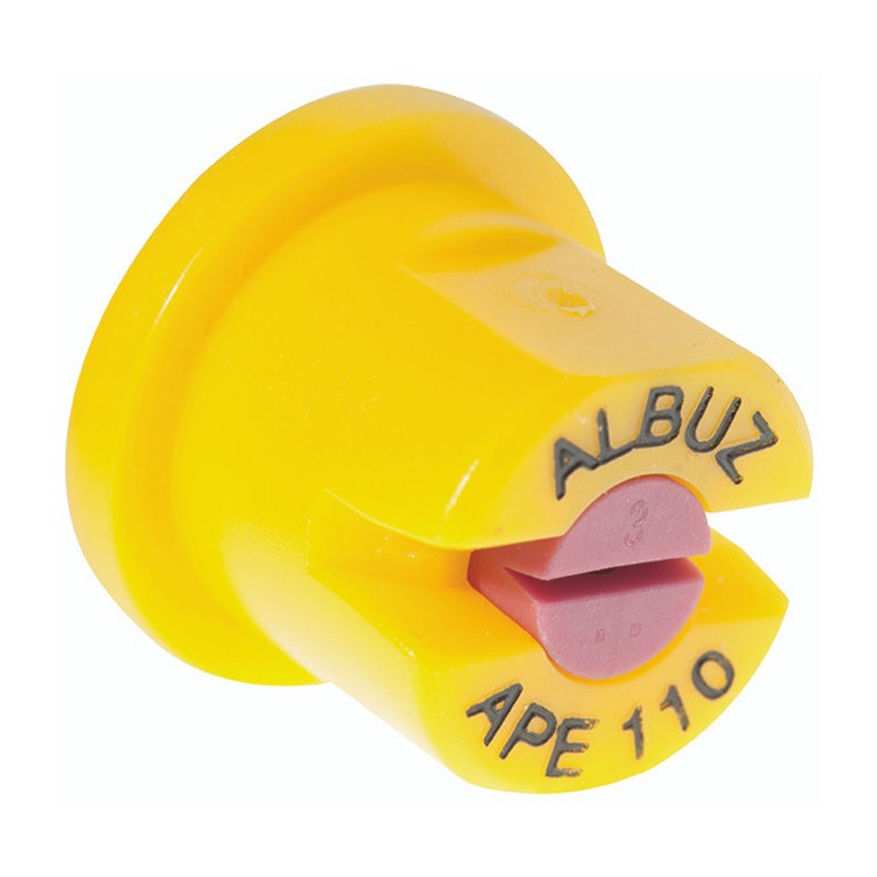 Ugello a ventaglio in ceramica Albuz APE 110Â° giallo