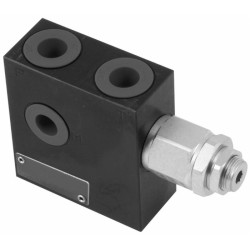 Fiancata d'ingresso con valvola di massima pressione