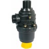 Filtro di aspirazione con valvola G 1 1/2 inox 32 Mesh