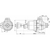 Filtro di aspirazione con valvola G 1 1/2 inox 32 Mesh