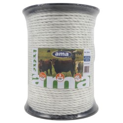 Corda elettrica diametro 8mm lunghezza 200m resistenza max 700kg