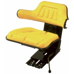 Sedile avvolgente con molleggio sky giallo