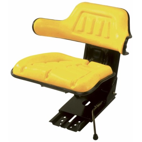 Sedile avvolgente con molleggio sky giallo