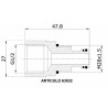 Bussola carry-over per distributore 3/8"