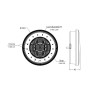 Fanale posteriore dx LED 12-24V Ã˜ 140mm