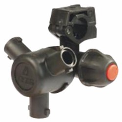 Portagetto per diserbo a 3 vie con antigoccia a membrana F=7mm