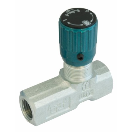 Regolatore di flusso unidirezionale da 1/2" in acciaio