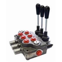 Distributore Walvoil modello SD5 a 3 leve semplice effetto e doppio effetto - 40L