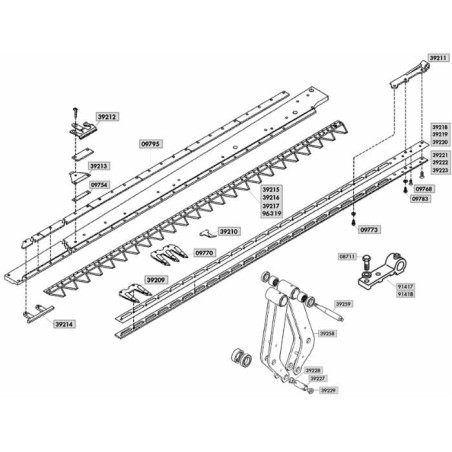 Guida inferiore adattabile BCS Gribaldi & Salvia Duplex Gold 52158589